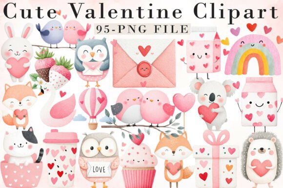 Download Cute Valentine Clipart - Premium Resources