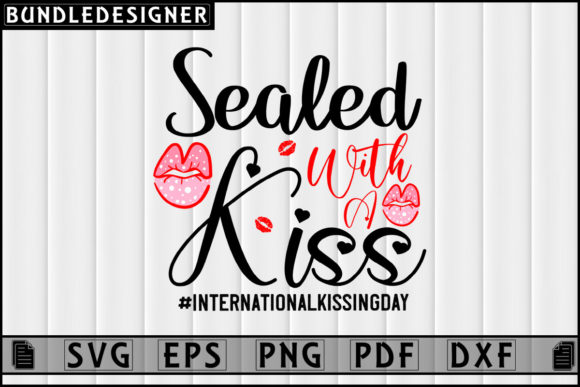 Download International Kiss Day T-shirt Design - Premium Resources
