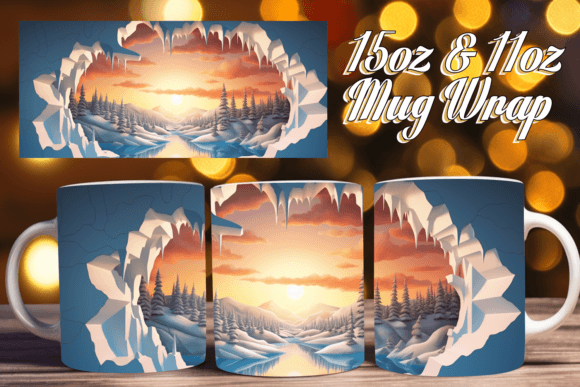 Download Winter Magic in 3D Mugs - Mug Collection