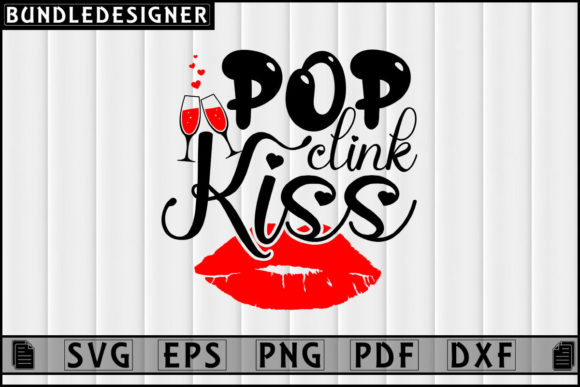 Download Pop Clink Kiss-Happy Kiss Day T-shirt - Premium Resources