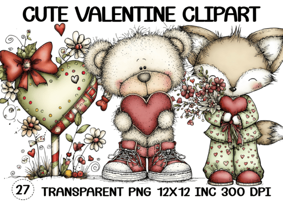 Download Cute Valentine Clipart - Premium Resources