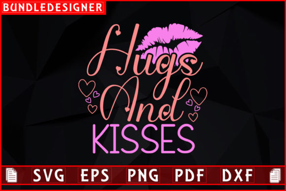 Download Hugs and Kisses-Kiss Day Svg Design - Premium Resources